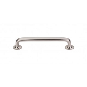 Top Knobs M1990 Aspen II Rounded Pull 6 Inch Brushed Satin Nickel